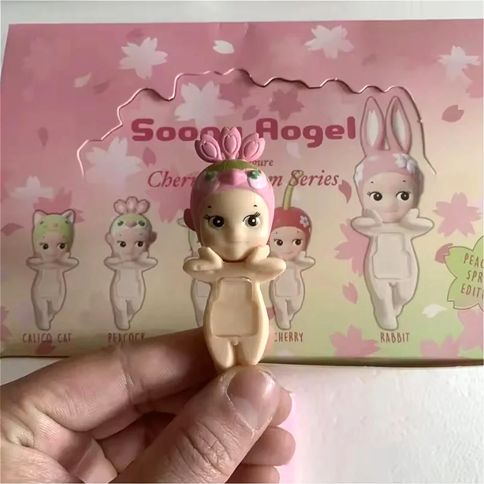 جديد حار بيع الملائكة زهر الكرز سلسلة شخصيات كرتونية الحلي الدمى المشجعين الأطفال هدية عشوائية #4
