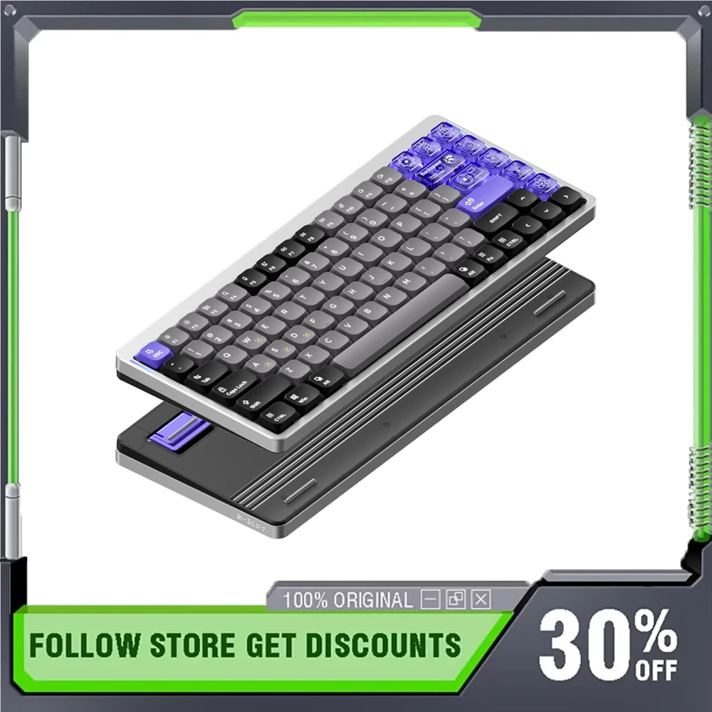 

Nuphy Air75 HE Проводная игровая клавиатура для киберспорта с магнитной осью 75% раскладка RGB с низкой задержкой Индивидуальная механическая клавиатура с возможностью горячей замены