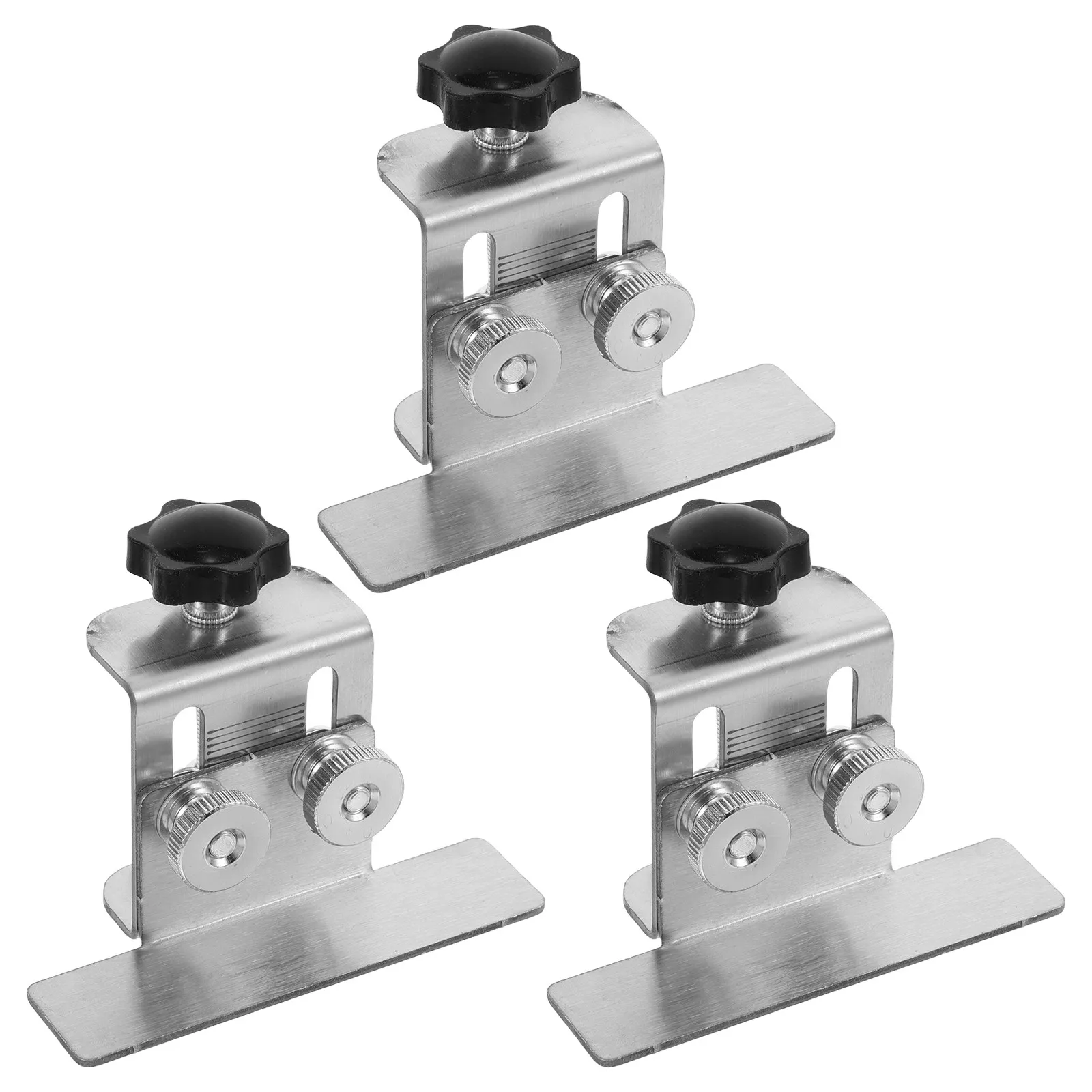 Cabinet Door Installation Tool 3 Piece Adjustable Positioning Jig for Precise Hinge and Wardrobe Setup