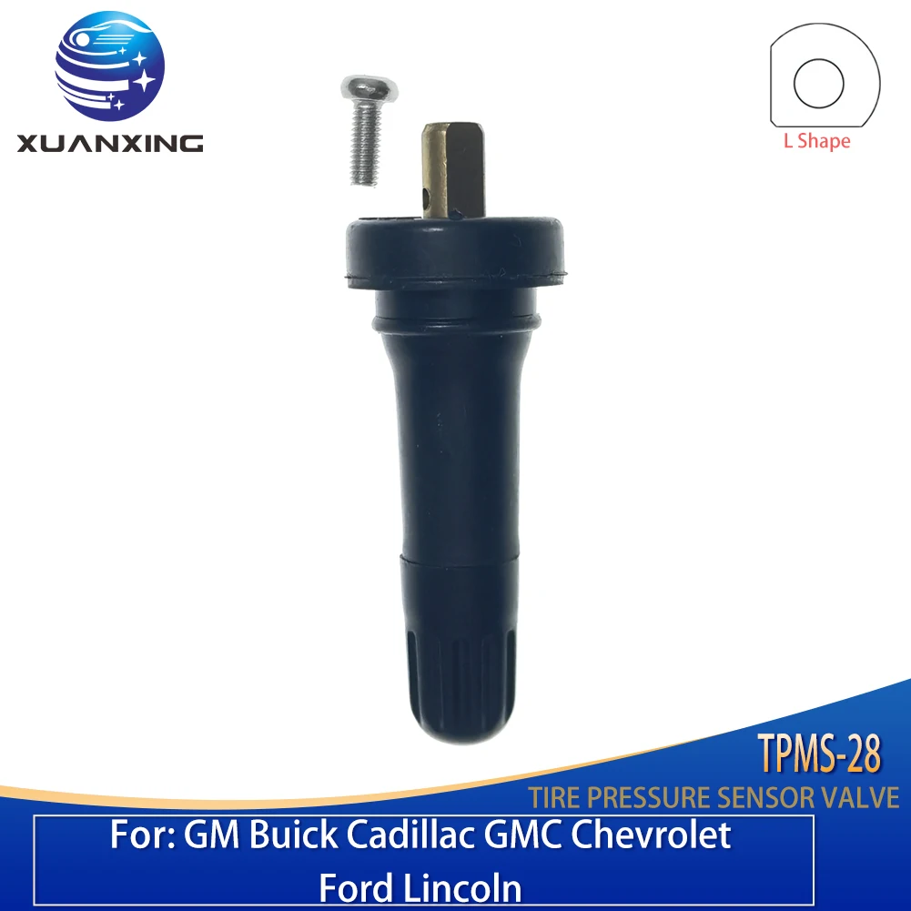 TPMS-28 L-Shaped Fan-shaped Valve Tire Valves Aluminum alloy Car Valve Stem Tire Sensor Kit Tire pressure sensor Valves