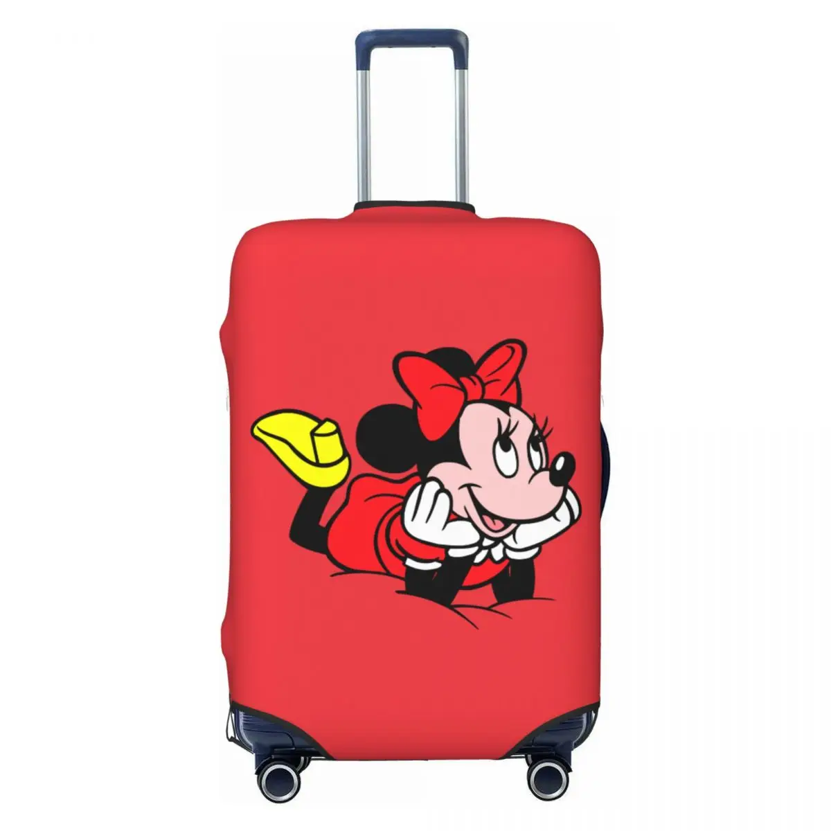 

Funny Cute Minnie Mouse Luggage Cover Protector Dust Proof Cartoon Travel Suitcase Covers
