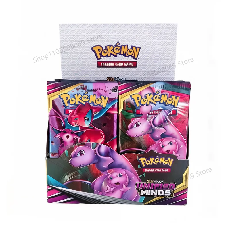 360Pcs English TCG Sun Moon Unified Minds Booster Box Trading Card Game Children Collectible Cards Toy Gifts