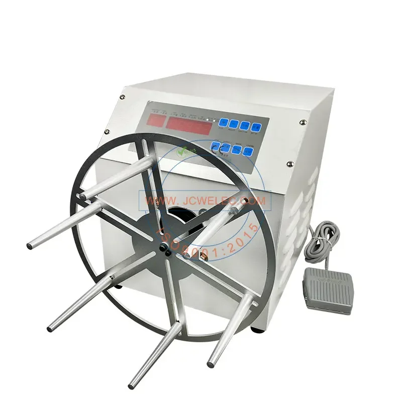 JCW-WB03W Series Multi-functional motor wire coiling machine semi automatic copper cable winding machine