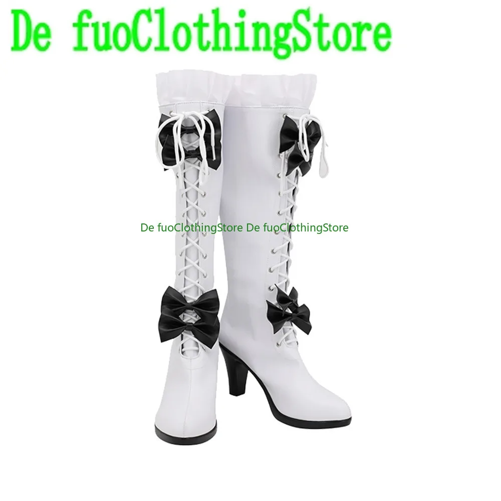 

DefuoAzur Lane Yukikaze Обувь для косплея Сапоги Игра Аниме Магазин обуви на Хэллоуин