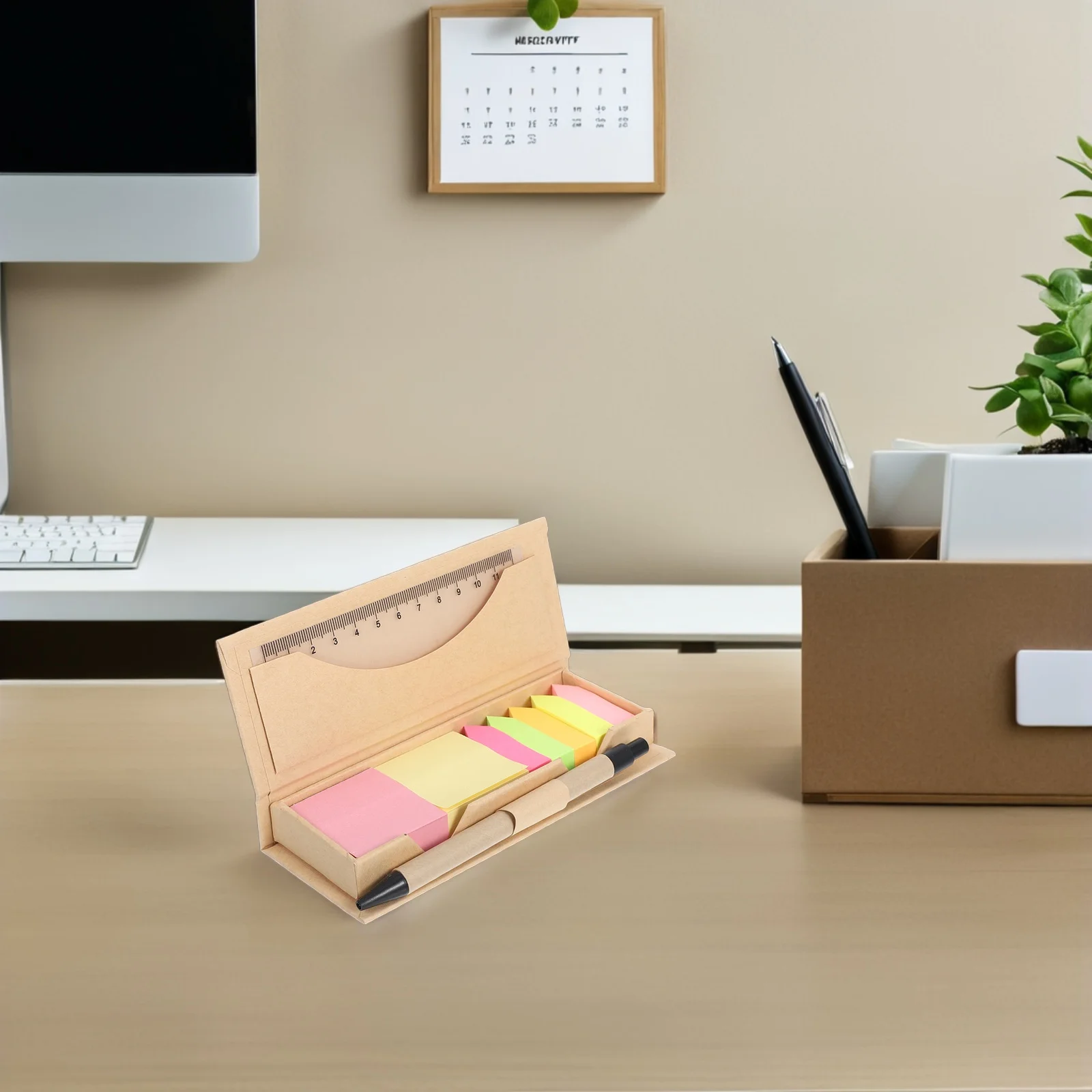 

1set Multifunctional Note Box Sticky Memo Pad Block Cube Notepad Small Lined Notepads Post Stickie Self-Stick Notes Pastel Color
