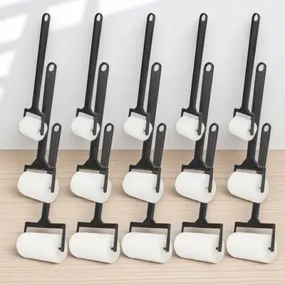 15Pcs Kids Sponge Painting Brush Set Smooth Safe Reusable for Preschool Art Lessons Home DIY Creative Craft Painting Supplies