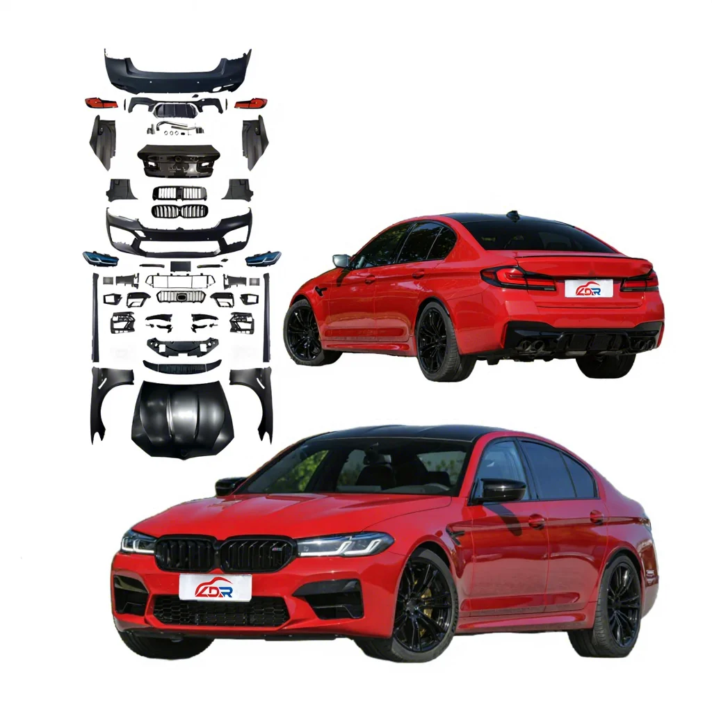 

Bodykit For BMW 5 Series F10 2010-2016 Upgrade To G30 M5 F90 Kit High Quality Bumper LED Headlight Plug And Play Aluminum Hood