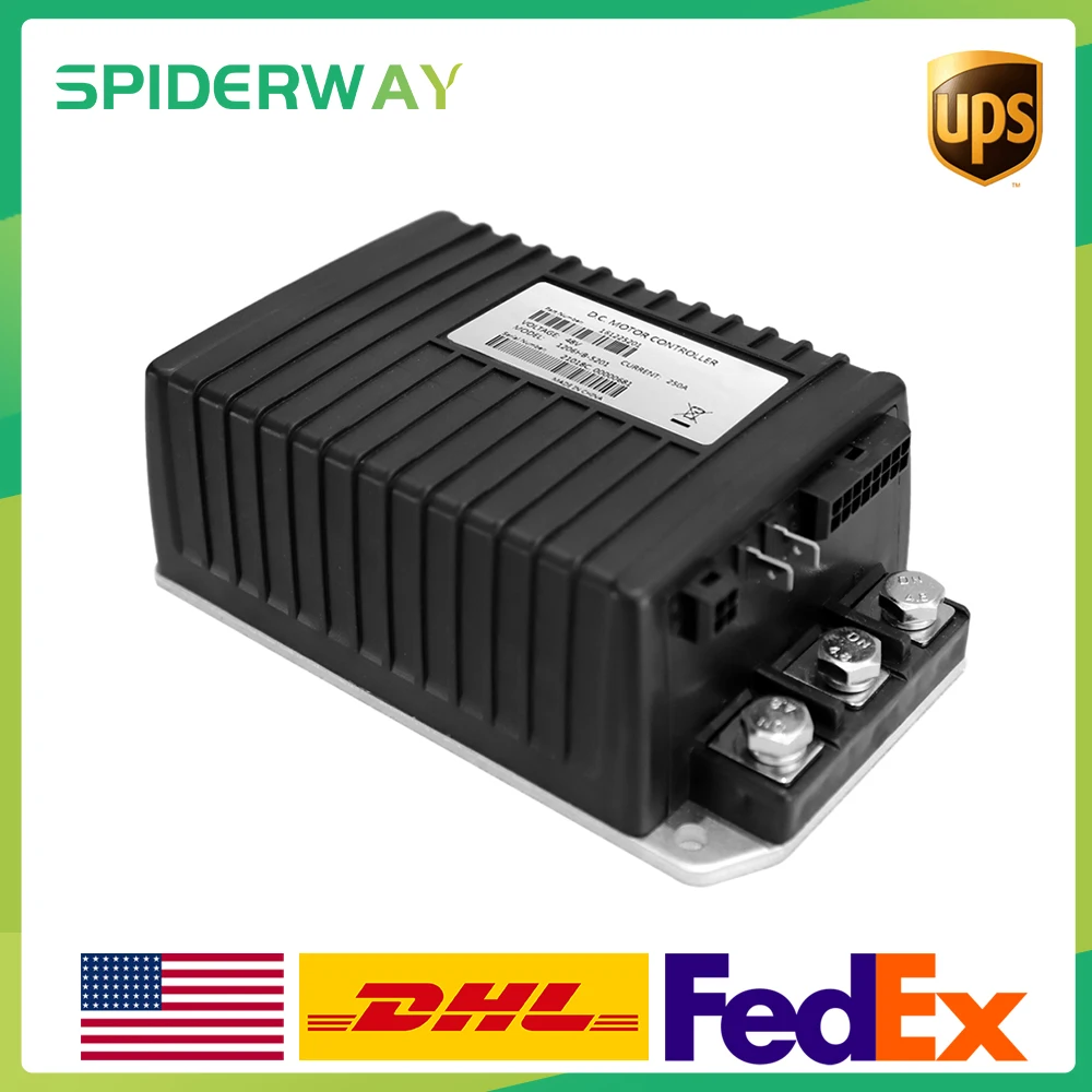 

Заменяет регулятор скорости двигателя постоянного тока 1206HB-5201 48 В 250 А для тележек для гольфа Curtis EZGO TXT MPT 800/1000 EXpress 2013-UP