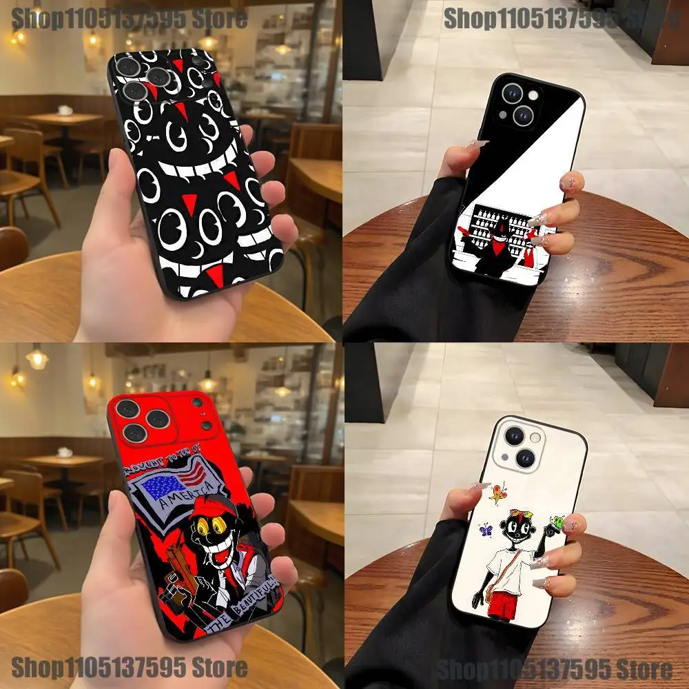 

Чехол для телефона Lil D-Darkie Rapper для iPhone 17,16,15,14,13,12,11,Pro,XS,Max,XR,Plus,E,SE4,Mini Black Soft Cover