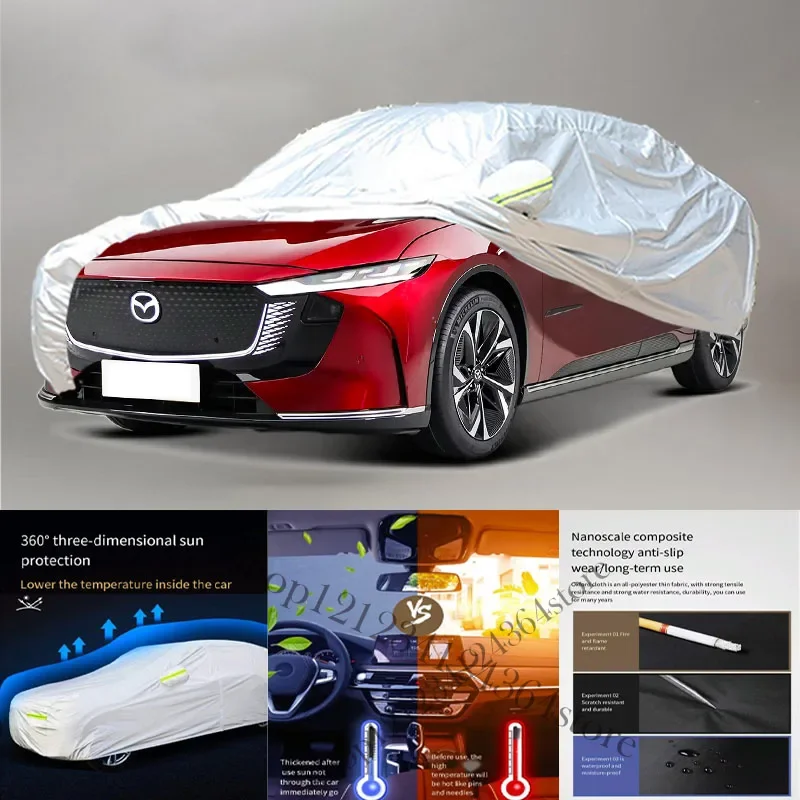 

For Mazda EZ-6 Auto Anti snow Anti dust Anti-uv Anti peeling paint And Anti Rainwater 210t car cover Car cover protection