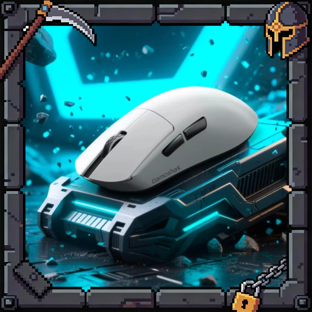 DarmoShark M9 Wireless Mouse Primary Phase 3950 Sensor Keel Frame Nordic 54LI5 Master Control Game Mouse 750IPS Accuracy Gifts