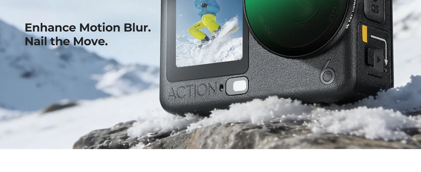 K&F CONCEPT Variabler ND4-32 Filter für DJI Osmo Action 6 Schnappverschluss-Design Neutraldichte-Lichtreduktionsfilter Multibeschichtet HD – Detail 2