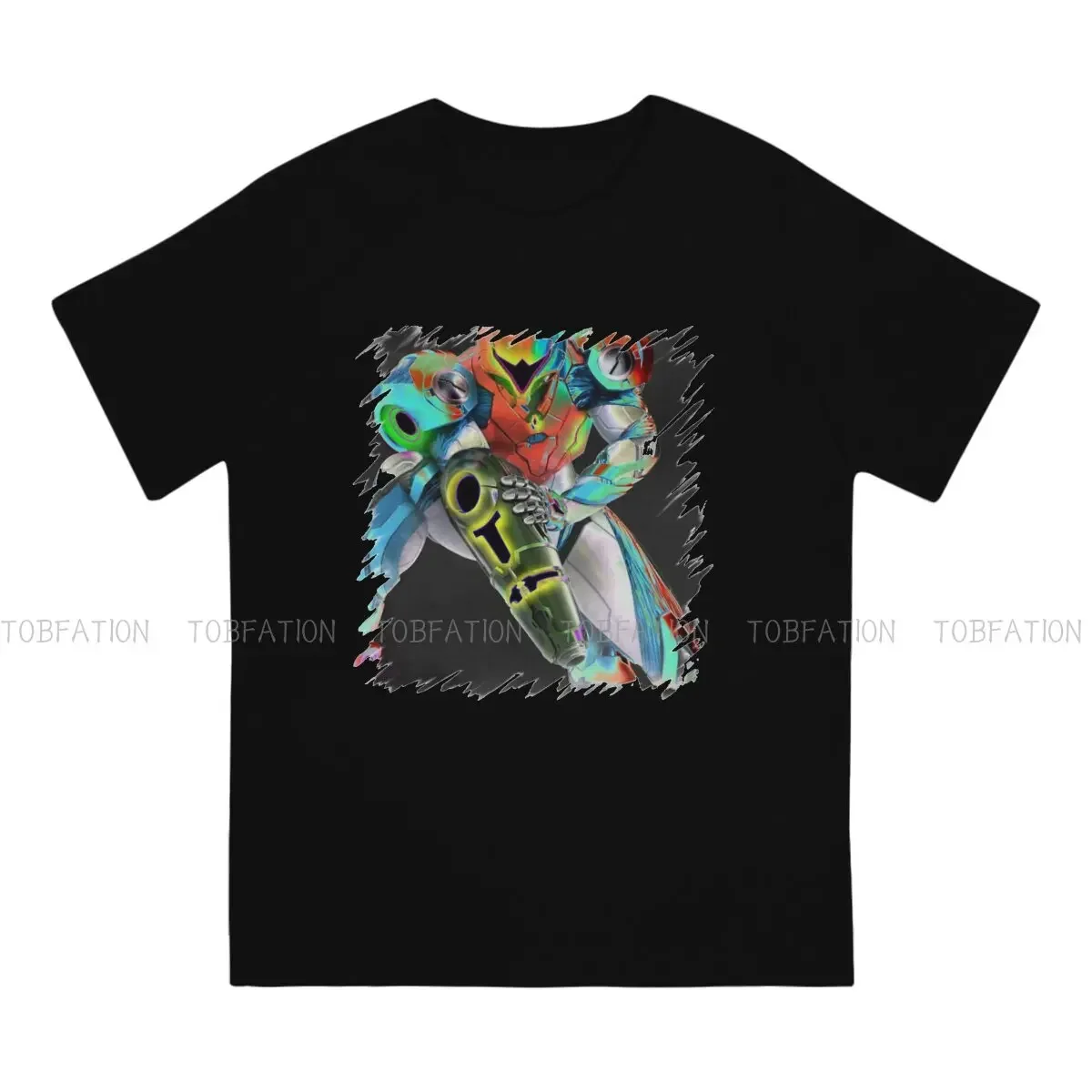 Fight Newest TShirts METROID Samus Aran Zero Task Male Harajuku Fabric Tops T Shirt O Neck 