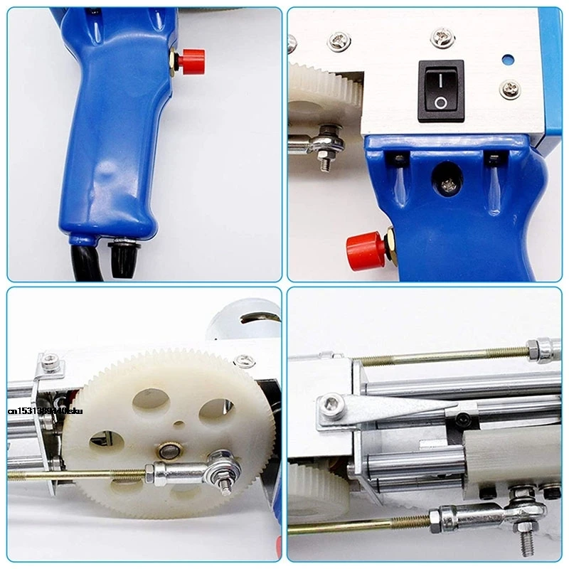 08170 2025 Useful Electric Carpet Tufting Gun Hand Gun Carpet Weaving Flocking Machines Loop Pile