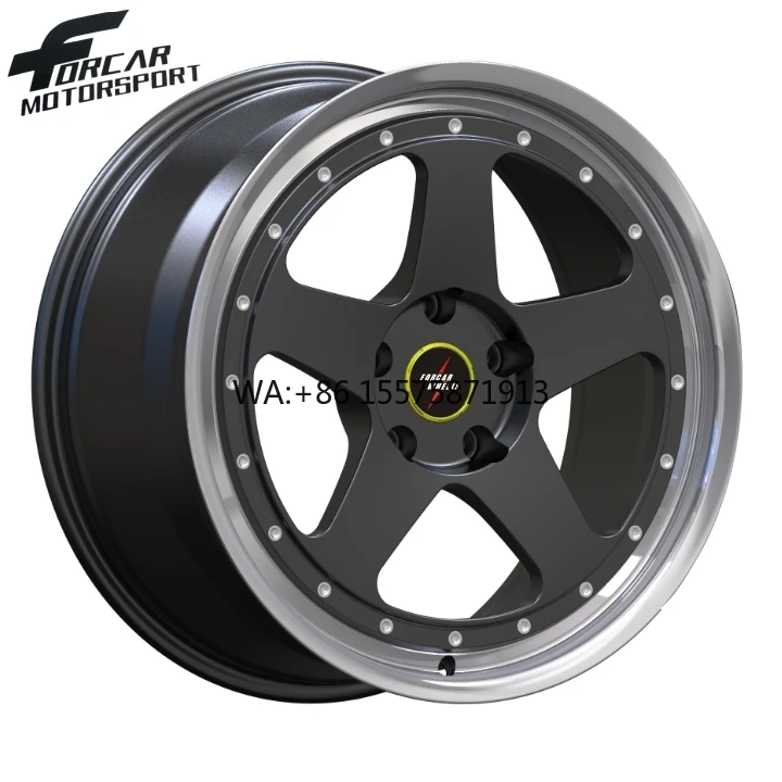 

Deep Dish Matte Black Polished Lip Forcar Motorsport Custom Worth Buying 16-24 Inch Custom Alloy Forged Wheels Rims