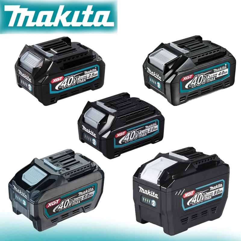 Makita 40V MAX XGT Lithium Ion Battery 2.0AH 2.5AH 4.0AH 5.0AH 8.0AH Original Battery BL4020 BL4025 BL4040 BL4050 BL4080