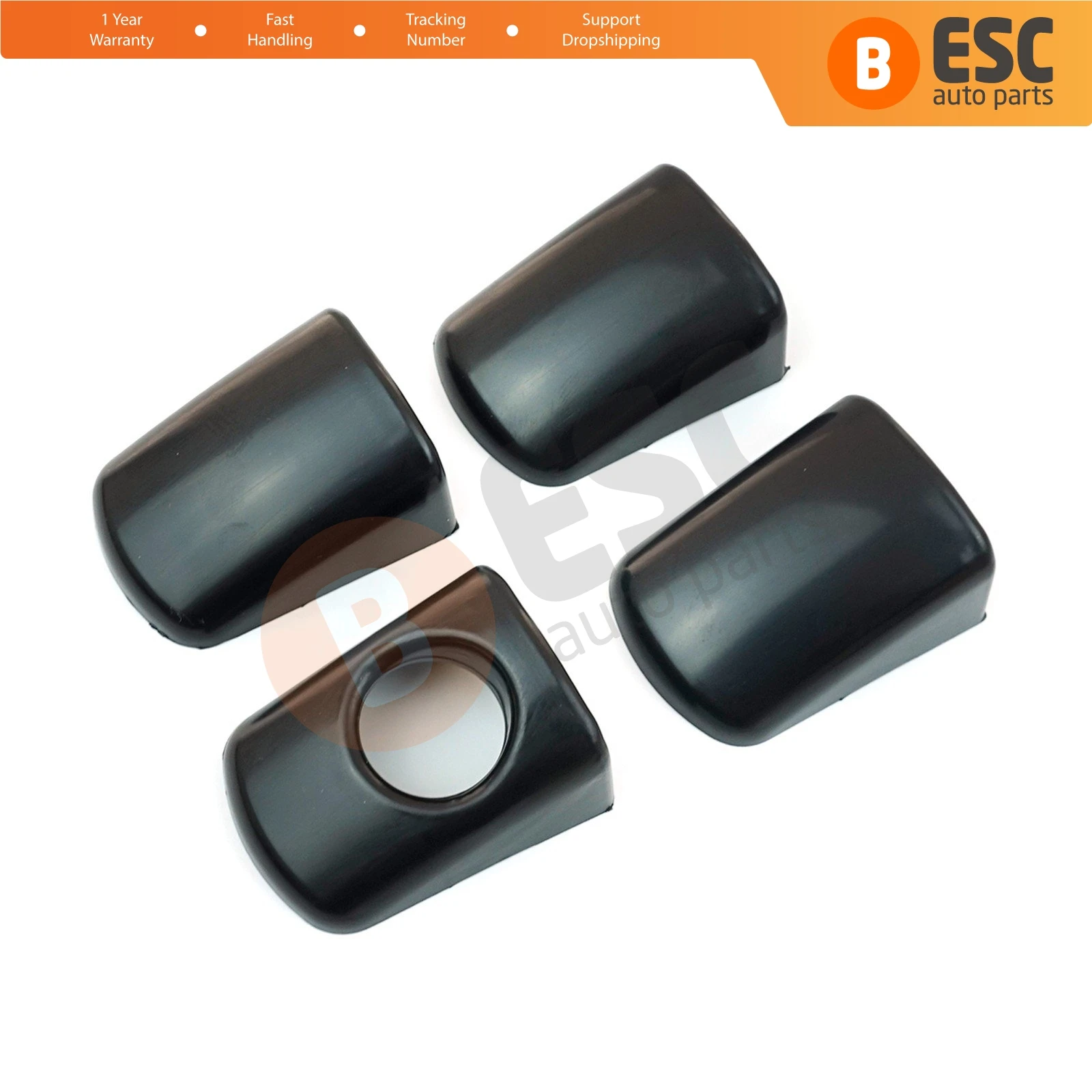 ESC Auto Parts EDP989 Exterior Outer Door Handle Cover Set 9101GG for Peugeot Citroen Fiat Toyota Fast Shipment Ship From Turkey