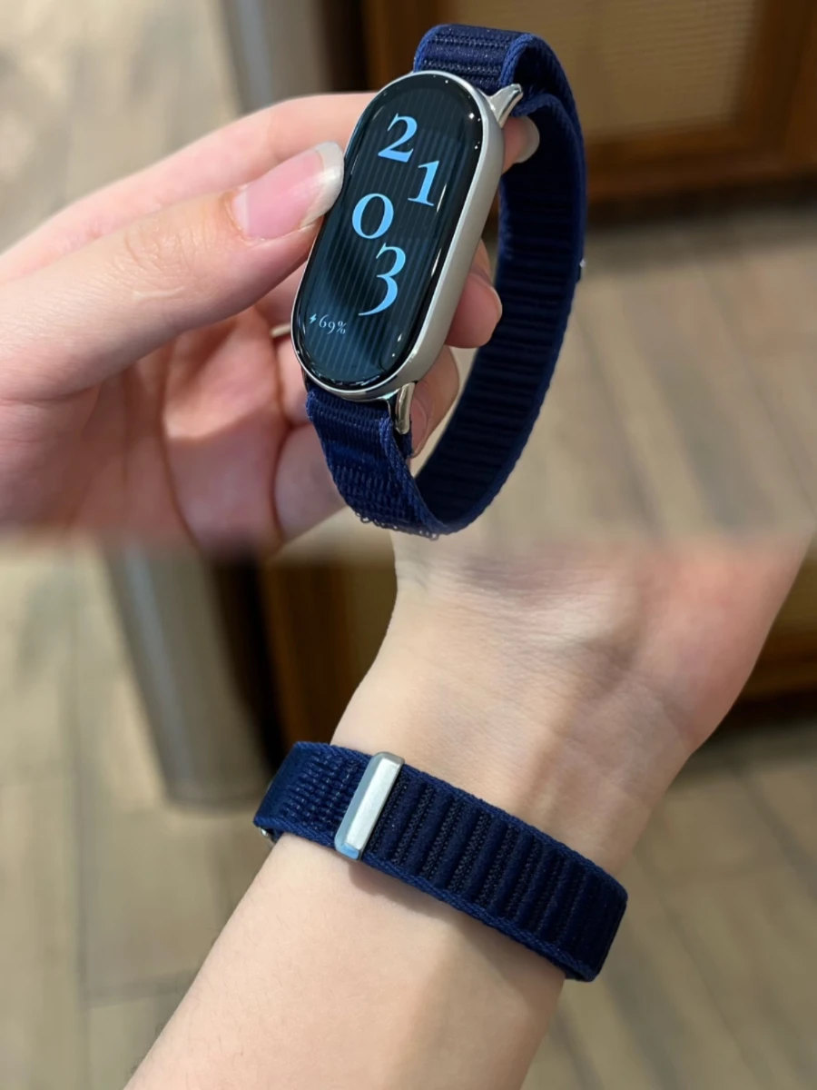 الأشرطة حلقة النايلون ل Xiaomi Mi Band 10 9 8 الرياضة استبدال Correas سوار Xiaomi الذكية الفرقة 10 9 8 NFC الملحقات #1