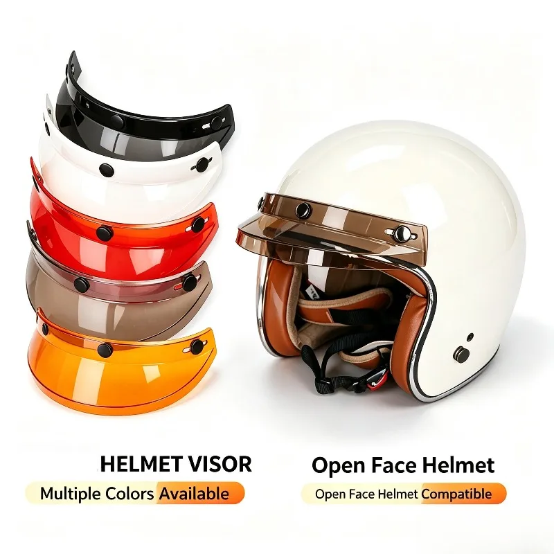 Helmet Visor Peak 3 Snap Sun Shield Sun Visor for Spare Parts