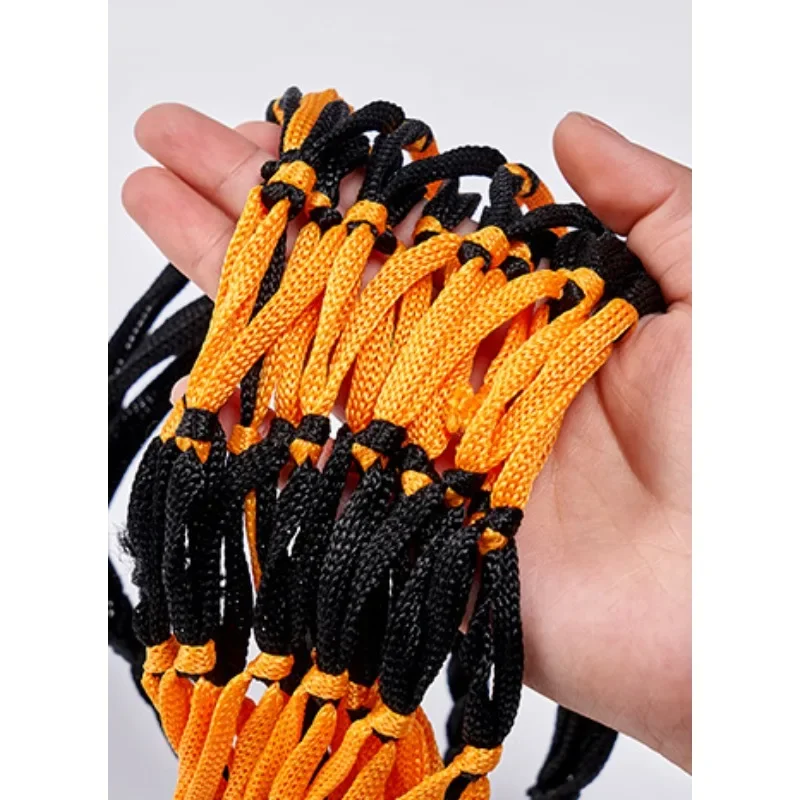 1 قطعة كرة السلة صافي حقيبة قوية المحمولة جريئة كثيفة حبل نايلون حماية البيئة المحمولة هدية الكرة إبرة الكرة لعبة كرة القدم