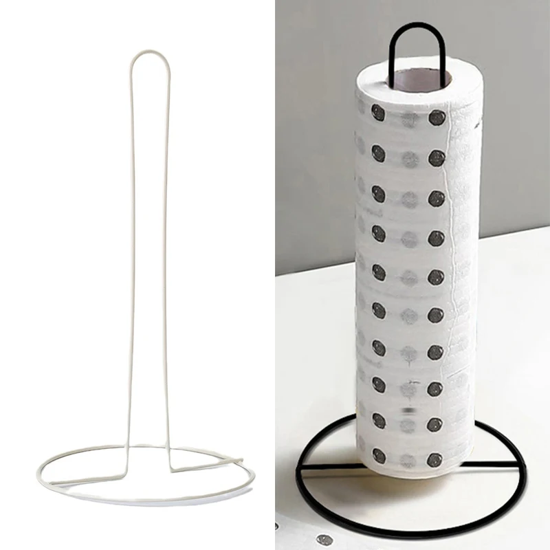 Iron Kitchen Roll Paper Towel Holder Bathroom Paper Towel Holder Dining Table Vertical Napkin Holder Kitchen Storage Rack