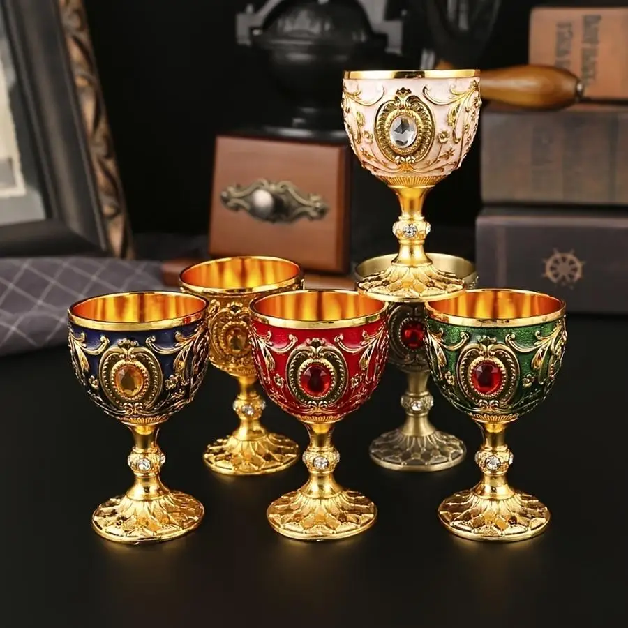 1/5/10/20/50/100pcs s, Vintage Medieval Style Imitation Renaissance Chalice Cup, Suitable for Housewarming Gifts Funny Positive