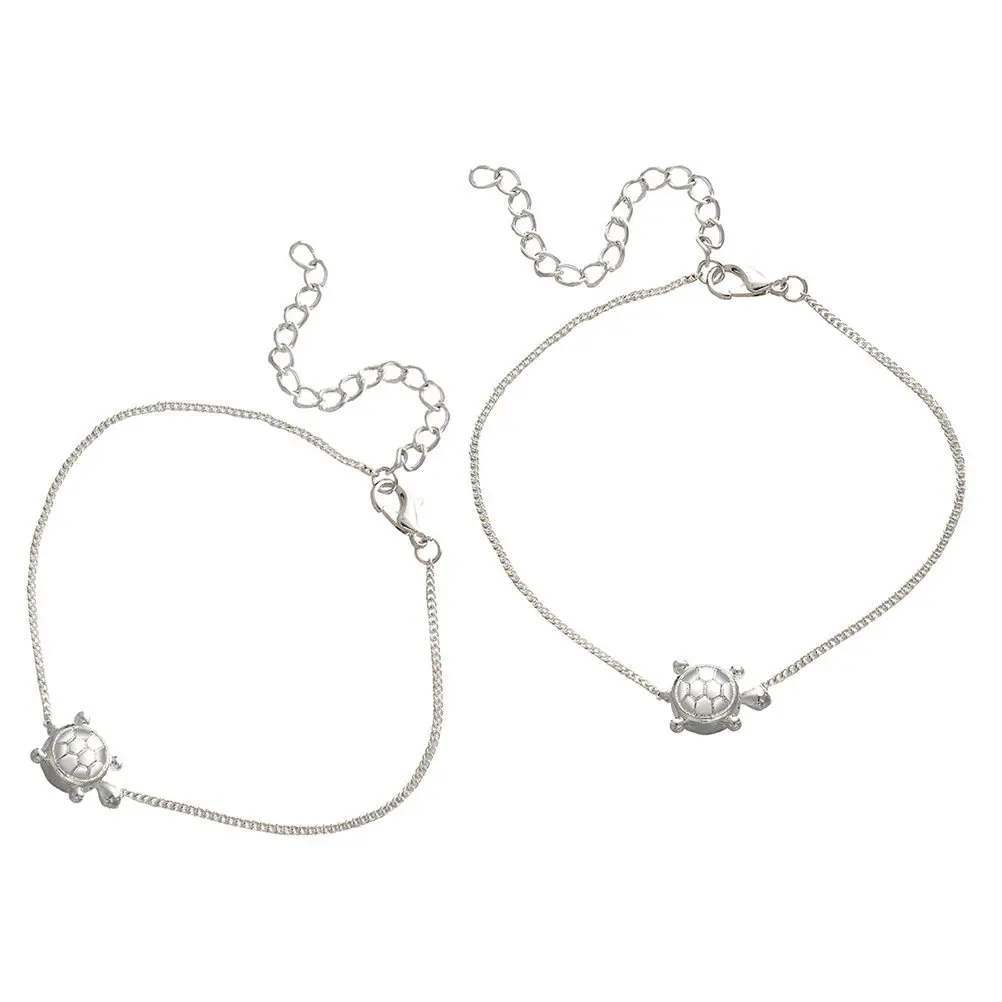 1Pcs Foot Jewelry Ankle Bracelets For Beach Jewelry Alloy Turtle Anklet Style Chain Tortoise Pendant Hypoallergenic