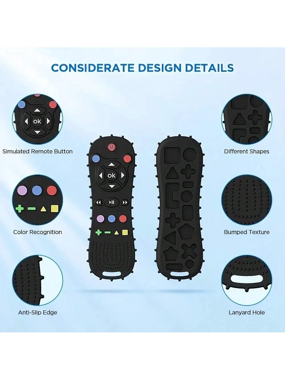 Bracelet de dentition en silicone pour bébé, jouet anti-morsure, sucette, bâton de dentition, jouet à mâcher