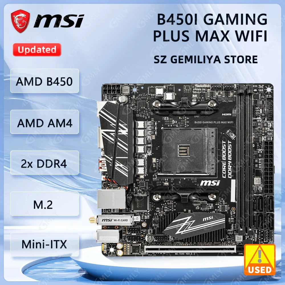 Msi B450I Gaming Pl… - image
