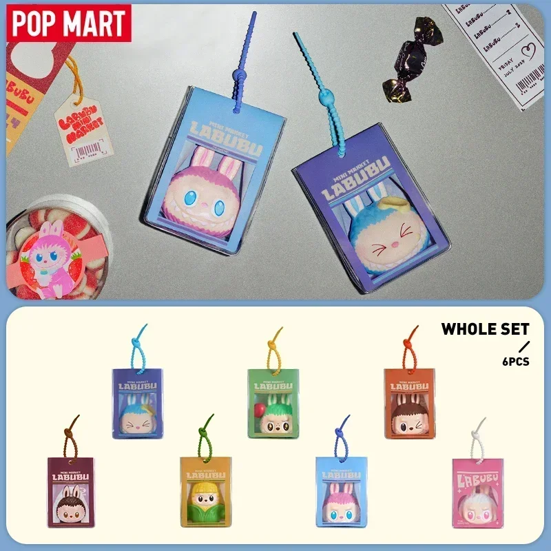 

POP MART THE MONSTERS Wacky Mart Series-Squishy Charm Blind Box Mystery Box Кукла Милая аниме-фигурка Guess Bag Игрушки Настольный компьютер