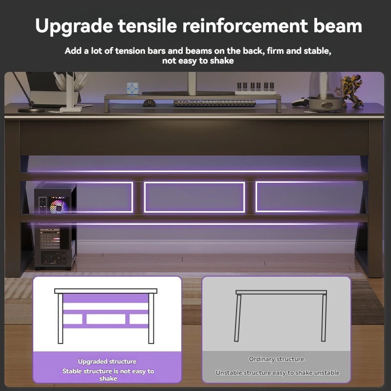 مكتب كمبيوتر، مكتب منزلي، مكتب تعلم الطلاب، مكتب ألعاب بسيط، مكتب رياضي إلكتروني، منضدة عمل، مكتب مكتب #2