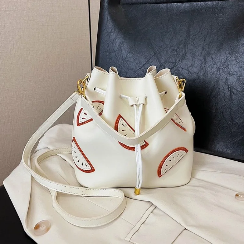 

High-End Women's Classic Paris Leather Tote Bag Fashionable Elegant Ladies Casual Simple Vintage Crossbody Messenger Bag