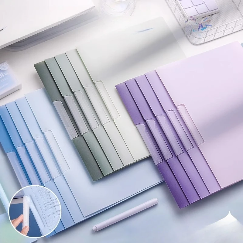 

Rotating Drawer Clip for A4 Transparent Insert Folder, Side-opening Pull Clip, Test Paper Clip, Storage Clip, File Folder