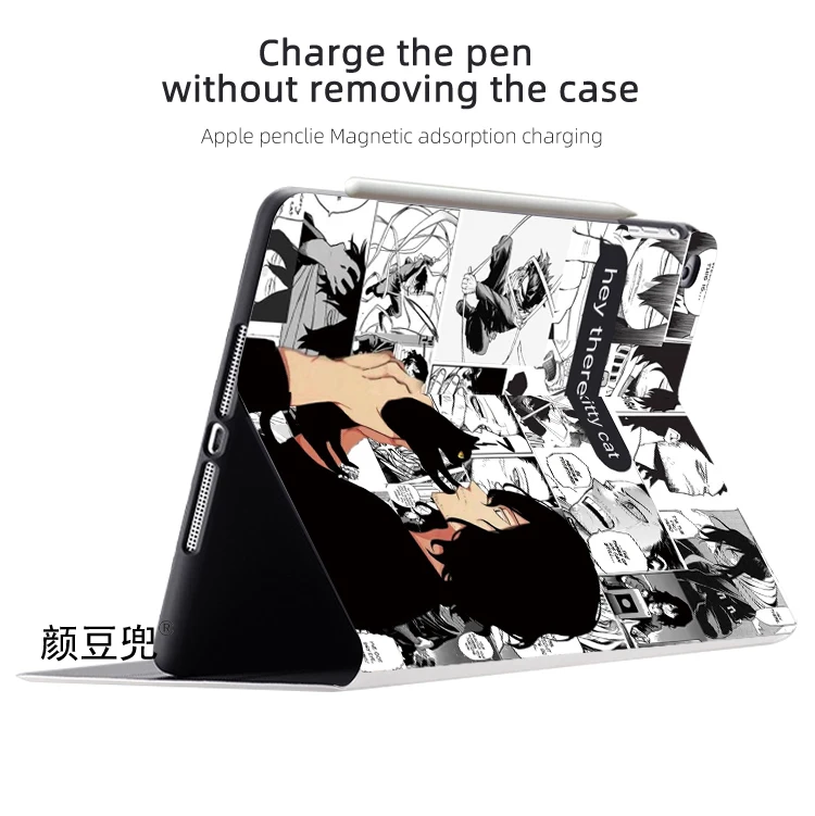 Shōta Aizawa Anime Hero Acad لجهاز iPad Air 4 5 Mini 5 6 حافظة فاخرة من السيليكون لجهاز Pro 12.9 11 لجهاز iPad 10th غلاف حماية Pro13