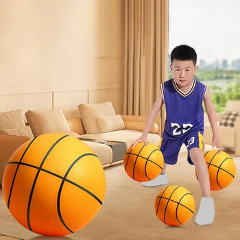Silent High Density Foam Sports Ball Indoor Mute basket Soft Elastic Ball bambini sport Toy Games Educational Patting Ball