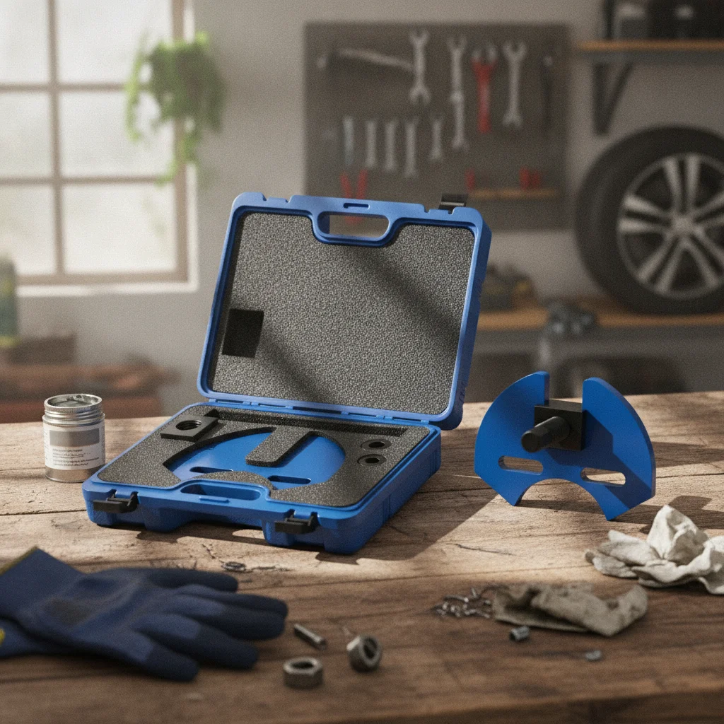 Wheel Hub Removal Tool Set with Carrying Case Safe Hub Remover Kit with Carrying Case Heavy-Duty Strong for Mechanics, Workshop