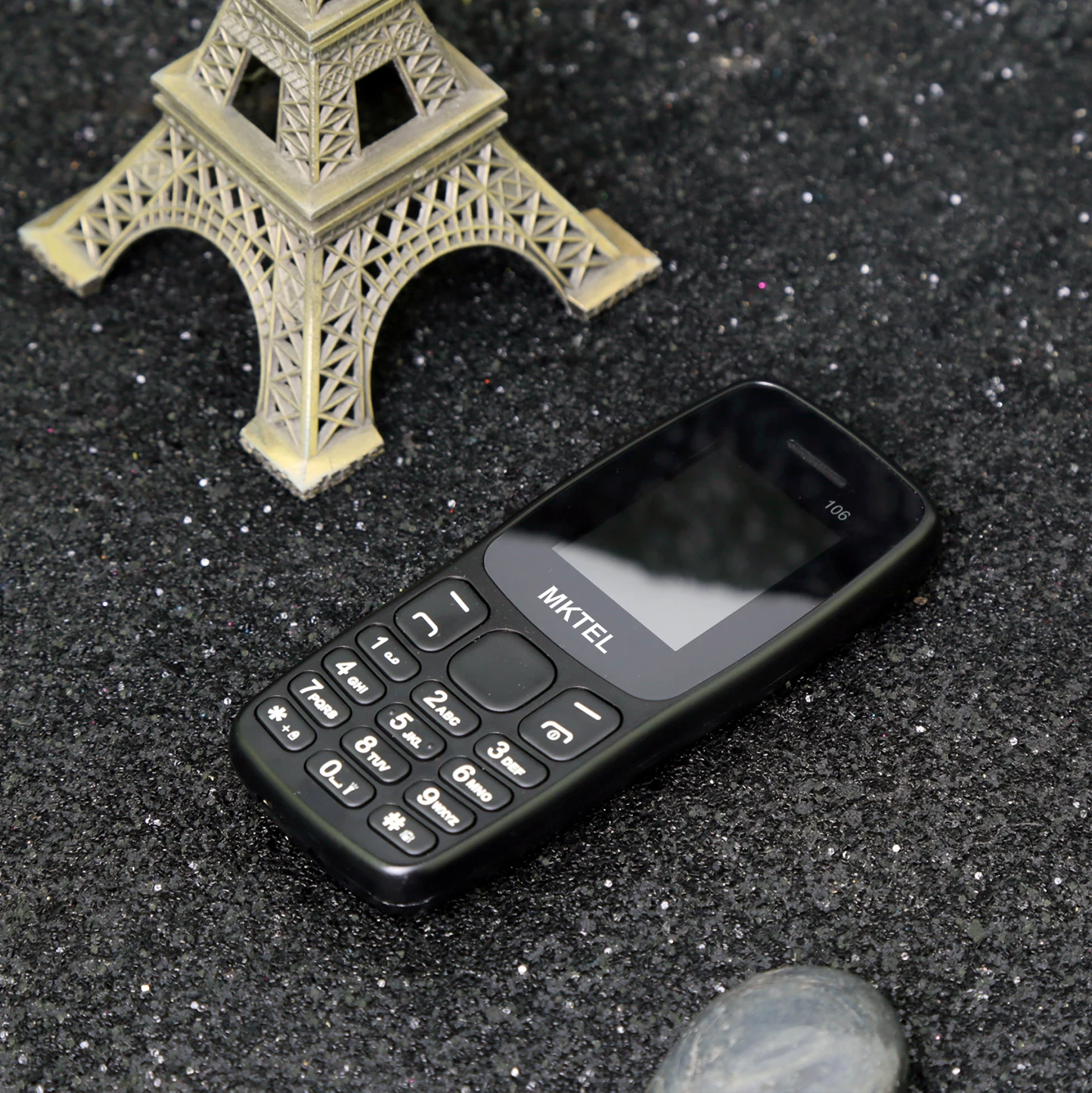 Ponsel fitur 106 MKTEL 1.77 "display kartu ganda standby ganda baterai 800mAh MP3 MP4 Radio FM Bluetooth