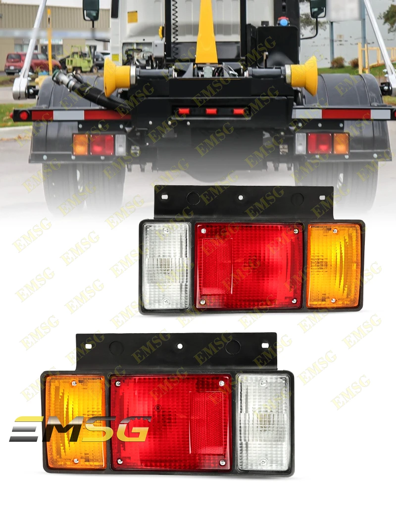Rear Bumper Reflector Light For Isuzu NPR ELF NPR NKR NHR NLR 1987 2005 2016 2018-2022 Truck accessories Tail Light Reflective