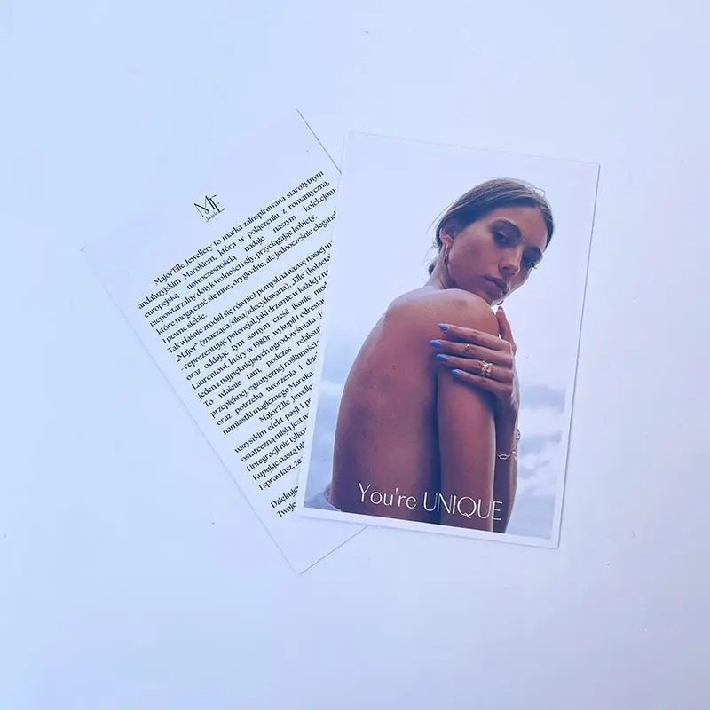 custom. Oem High-End Digital Business Card Marketing Promotion Gift Thank You Greeting Cards Custom With Logo