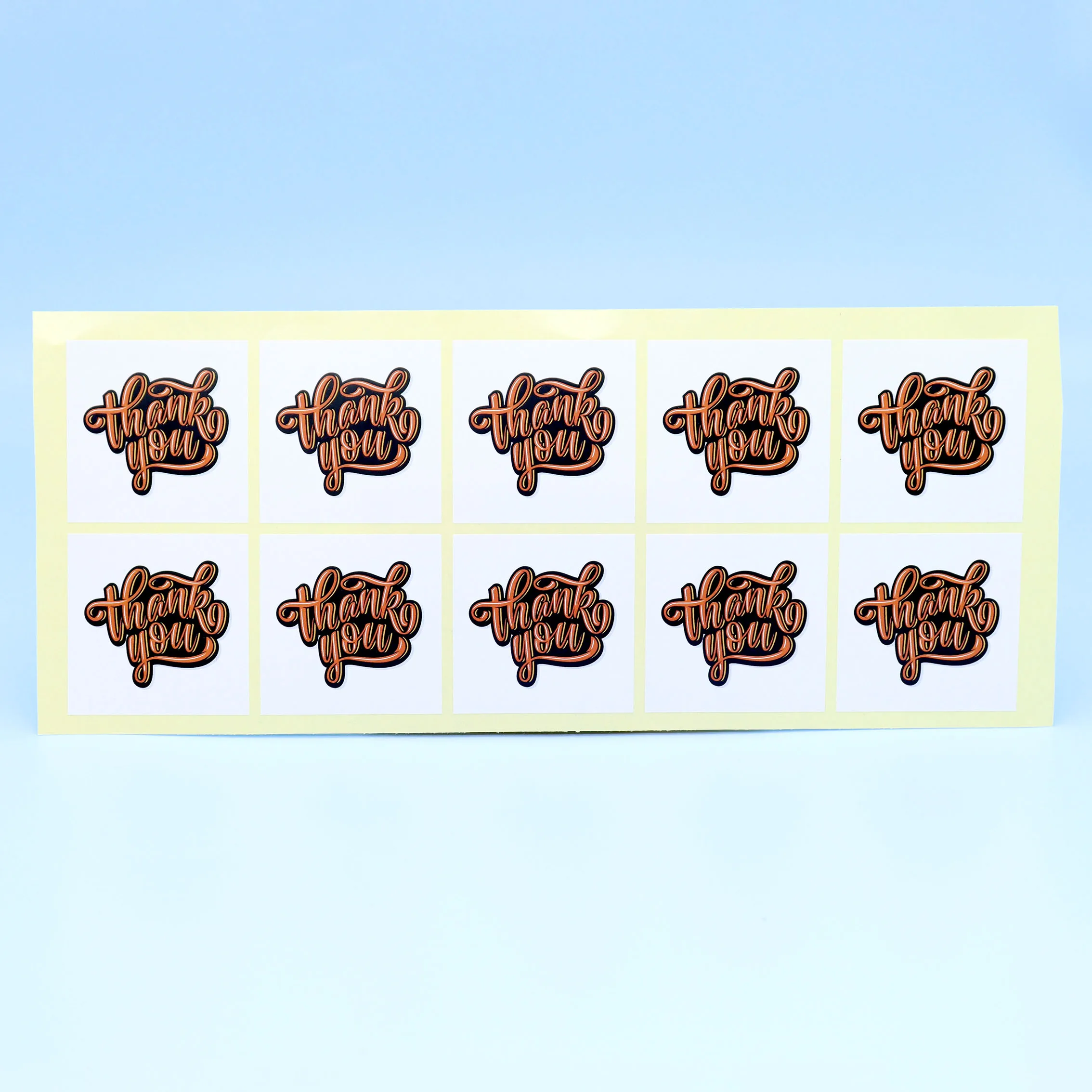 Thank You Stickers Seal Labels 50-500pcs Decoration Sticker For Handmade Wedding Gift Scrapbooking for Envelope and Package Seal