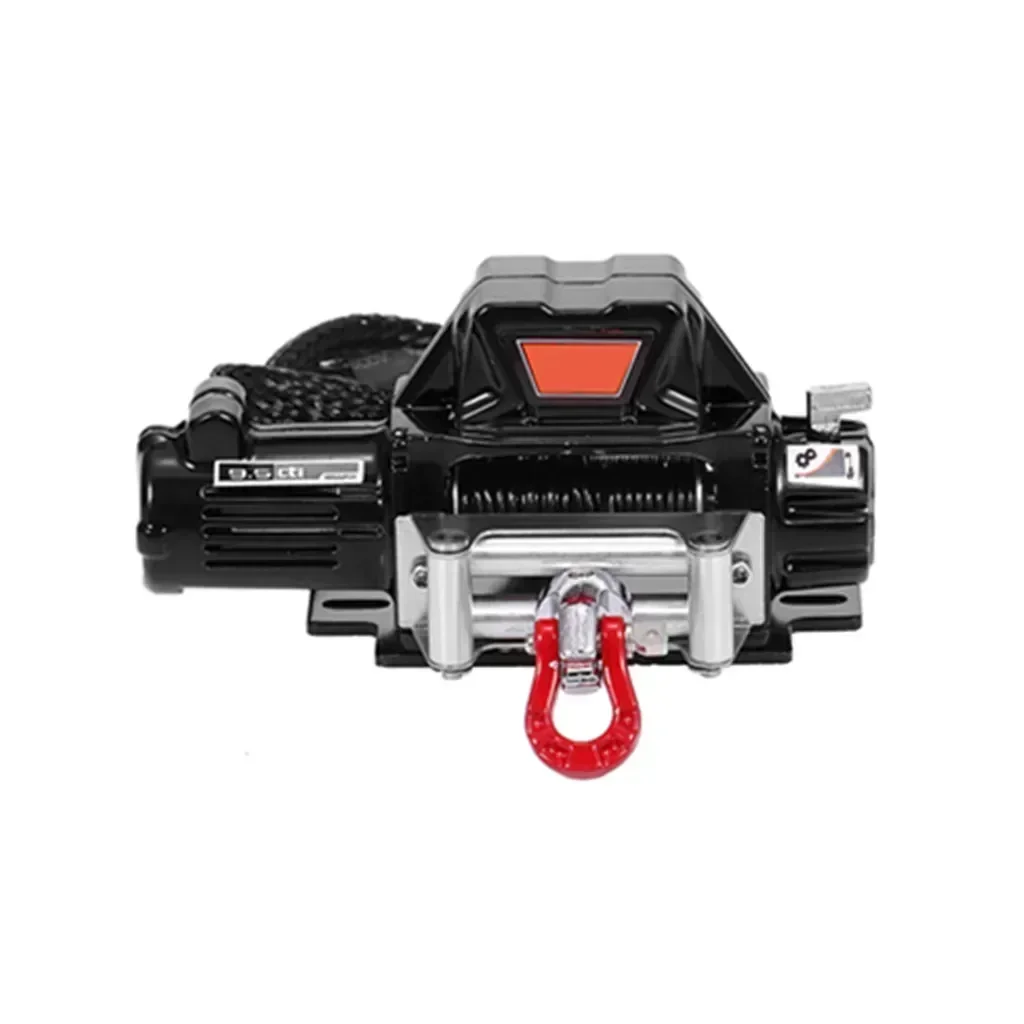 

1 Set RC Car Metal Steel Wire Automatic Simulated Winch for 1/10 RC Crawler Car Axial SCX10 90046 D90 Trxs TRX4 Redcat Losi