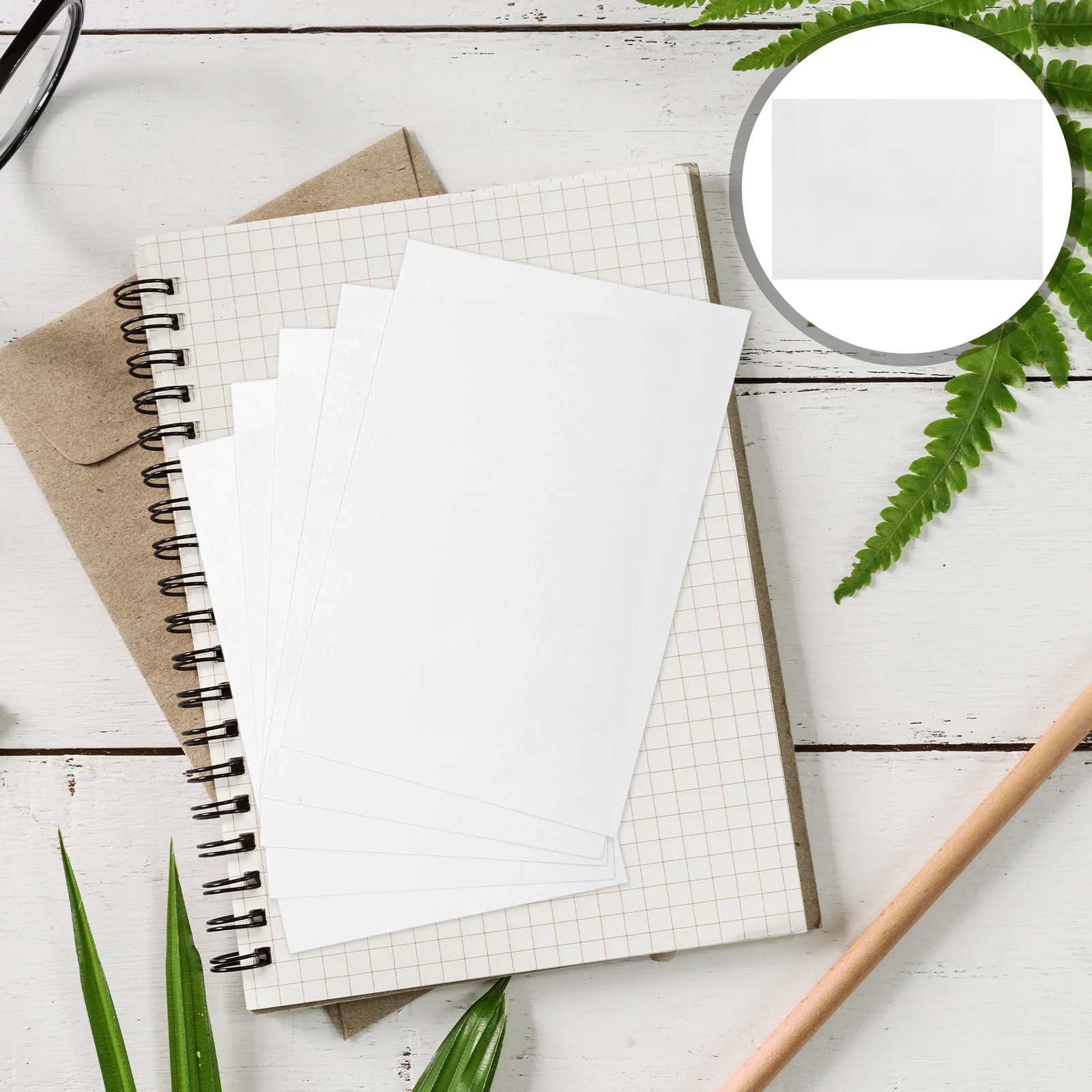 

75 Pcs Blank Card Diy Greeting Cards Bookmarks to Decorate Paper Blanks Business