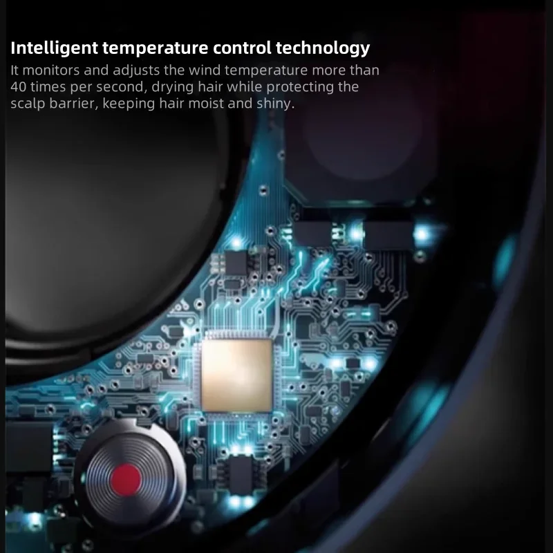 Super High-Speed Leafless Hair Dryer Professional Negative Ion Leafless Hair Dryer 220V For Home/Salon Use