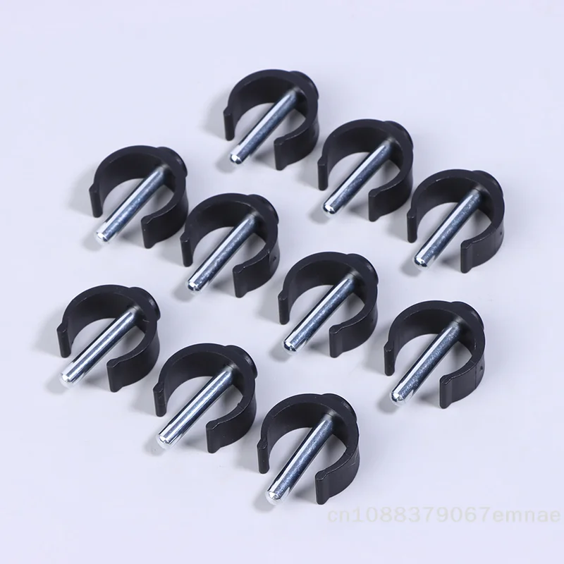 [C3]10/30pcs C-Shaped Fasteners, Walker Plastic Accessories, Tube Positioning Open Clips, Crutch Buckles
