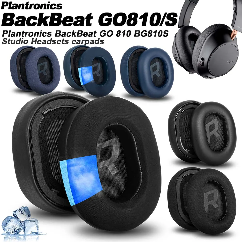 Earphone pads For Plantronics BackBeat GO 810 BG810S replacement Earpads headphones Earmuffs Soft Memory Covers Sponge Protein