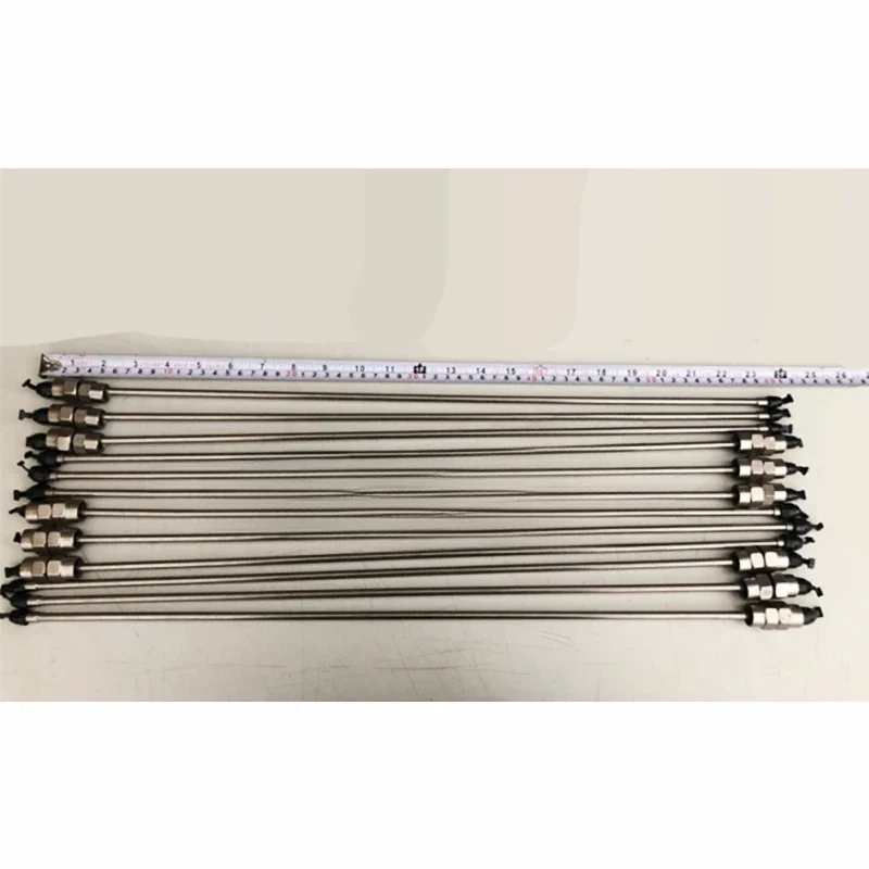 12pcs 600mm High Pressure Diesel Pipe Welding Joint Oil Tube 6*2mm Used for Fuel Injection Pump Test Bench Spare Part