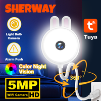 Tuya Mini WiFi Camera 2K Indoor Wireless USB Light Bulb Baby Monitor Home Security IP Camera Surveillance Auto Tracking Babe Cam