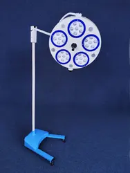 Halogen LED hole type vertical mobile floor medical spotlight surgical lamp hospital examination Surgical shadowless lamp