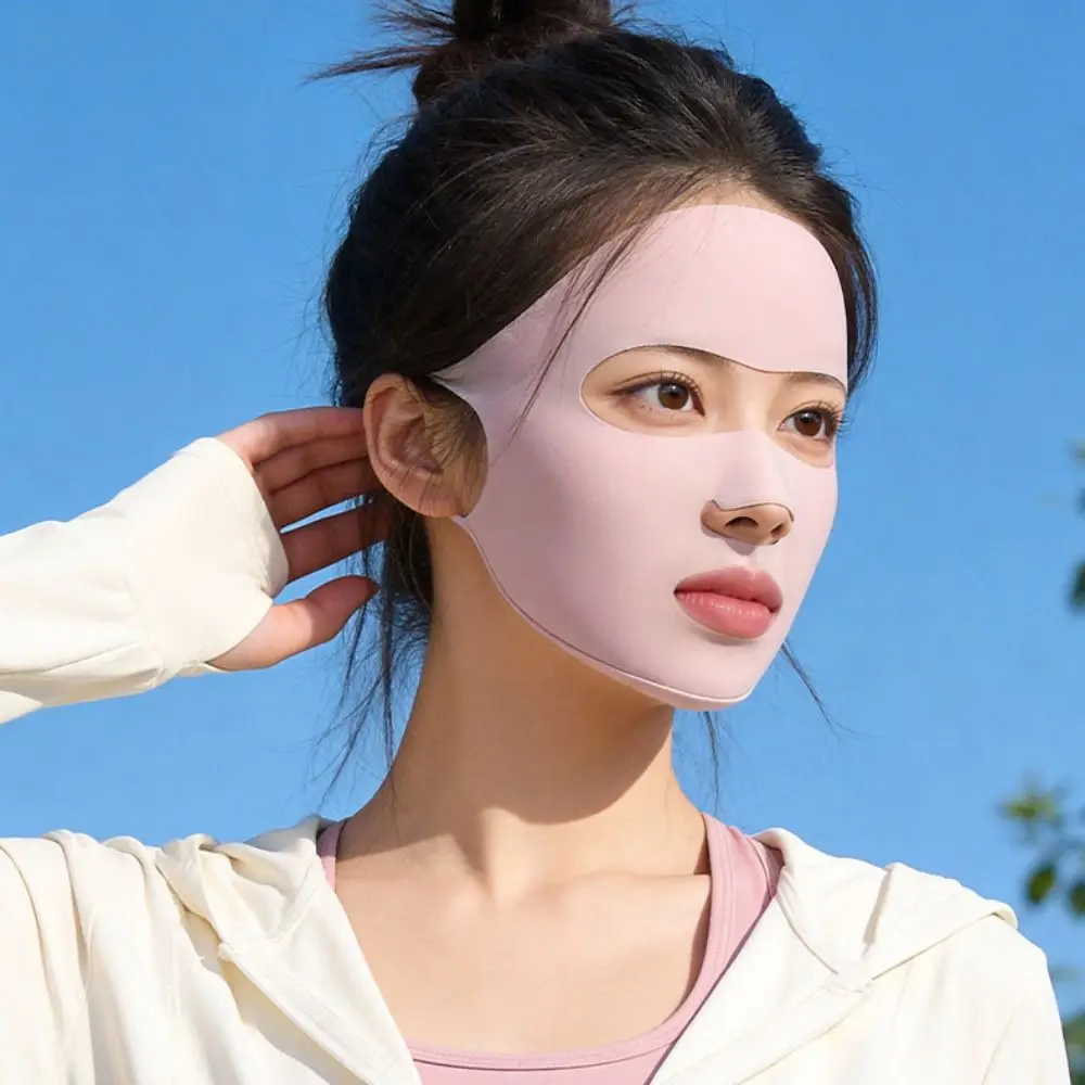 

Тонкая велосипедная маска для лица для лета, защита от ультрафиолета, защита от солнца, дышащая, подходит для пеших прогулок и занятий спортом на открытом воздухе, для женщин.