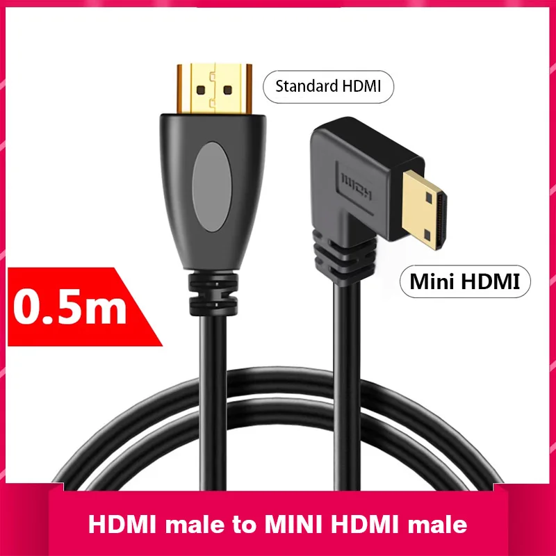 Mini HDMI To HDMI Cable, Mini HD HDMI Cable,1.4 Version Camera, Tablet, Small To Large MINI C TO A  TYPE Male StandardI